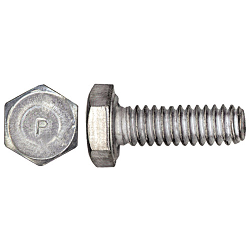 Boulons galvanisés à tête hexagonale de Precision, 1/2 po x 2 1/2 po, filet de 13 pas par pouce, calibre 2, 25/pqt