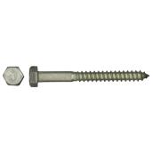 Precision Hex-Head Stainless Steel Lag Bolts - 1/4-in x 2-in - Self-Tapping - 25 Per Pack