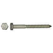 Precision Hex-Head Stainless Steel Lag Bolts - 1/4-in x 3-in - Self-Tapping - 20 Per Pack