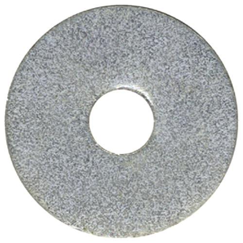 Precision Steel Fender Washers - Zinc-Plated Steel - 50 Per Pack - 3/16-in Bolt dia