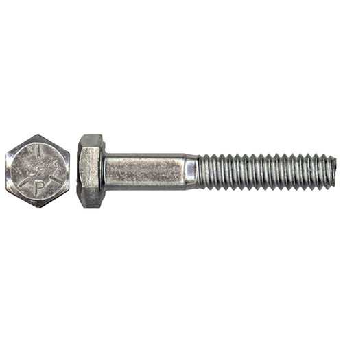 5 3/8-16 X 1-1/4" Hex Cap Screw Partial Thread Steel Zinc Grade 5 3/8" x 1-1/4 