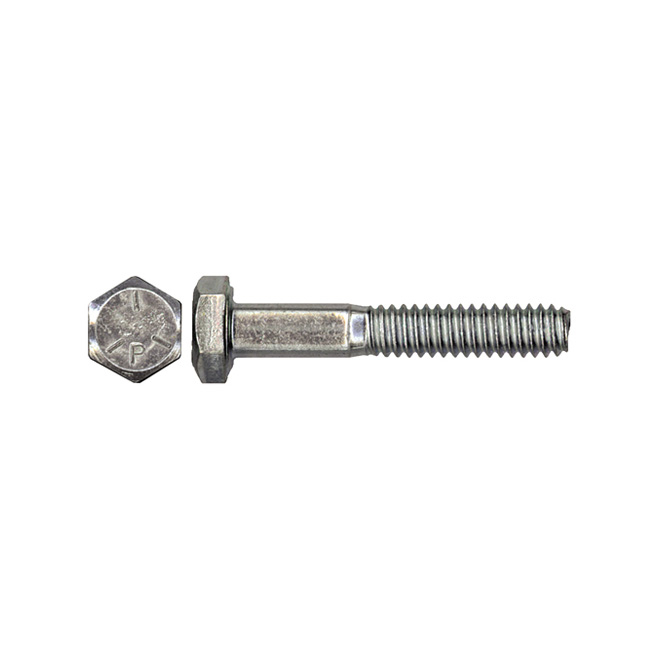 Precision Hex-Head Zinc-Plated Bolts - 3/8-in x 3/4-in - Grade 5 - 100 Per Pack