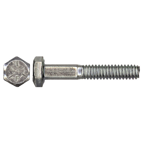 Precision Round Head Carriage Bolts - 3/8-16 Dia x 1-in L - Grade 2 - Zinc-Plated - 25 Per Pack