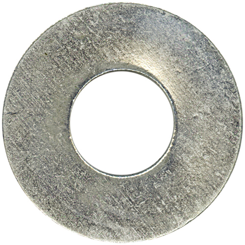 Rondelles plates en acier SAE Precision, 1/4 po diamètre x 3/16 po épaisseur, zinguées, boîte de 100