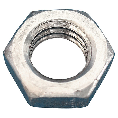 Contre-écrou hexagonal à profil bas Precision, 5/16 po de diamètre, 18 pas, acier, boîte de 100