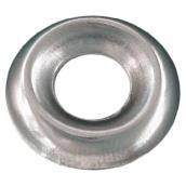 Precision Countersunk Finishing Washers - Nickel-Plated Steel -100 Per Pack - 1/4-in Inner dia x 3/4-in Outer dia