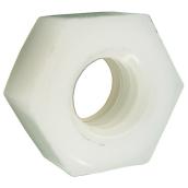 Precision Hex Nuts - Nylon - Clear - #10 - 32 Thread Pitch