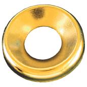 Precision Brass Finishing Washers - Counter Sink - 100 Per Pack - #10 dia