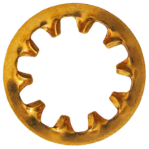 Precision Internal Tooth Lock Washer - #8-in dia - Phosphor Bronze - 100 Per Pack