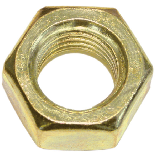 Precision Hex Nuts - #8 - 32 TPI - 100 Per Pack - Solid Brass