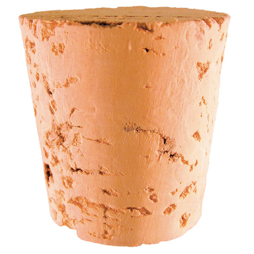 Precision Tapered Cork Stoppers - Natural - 50 per Pack - 5/8-in x 13/16-in