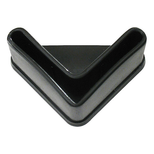 Precision Angle Safety Caps - Black - Plastic - 1-in dia - 50-Pack