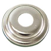 Precision Snap Fastener Caps - Steel - Nickel-plated - 3/8-in dia - 25-Pack