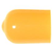 Precision Screw Threaded End Protectors - 3/8-in Dia - Yellow Vinyl - 50 Per Pack