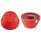 Precision Decorative Caps - 5/16-in Dia - Red Plastic - 10 Per Pack
