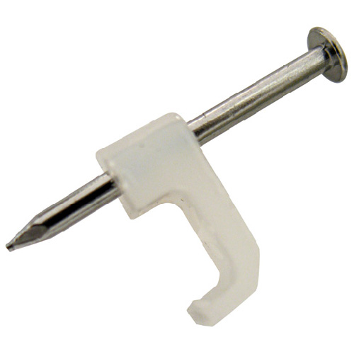 Crampes à clous en nylon pour fil de Noël, boîte de 25 400-560 Crampes à clous en nylon pour fil de Noël, boîte de 25 400-560