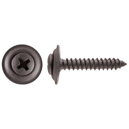 Precision Oval-Head Trim Screws - #8 x 1 - Black - 50/Box 229-855 Precision Oval-Head Trim Screws - #8 x 1 - Black - 50/Box 229-855