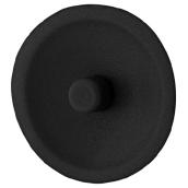 Precision Loxxon Square Drive Screw Cap Covers - #2 - Black Plastic - 100 Per Pack