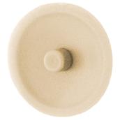 Precision Loxxon Square Drive Screw Cap Covers - #1 - Beige Plastic - 100 Per Pack