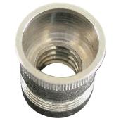 Precision Sert-A-Nuts - #6 Dia - 32 Thread - Aluminum - 25 Per Pack