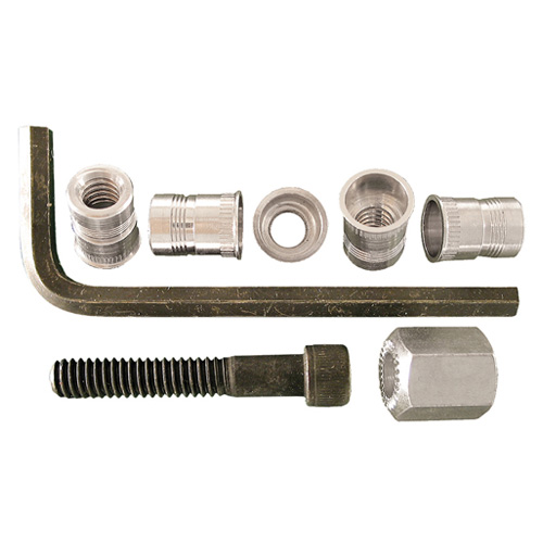 Precision Sert-A-Nut Kit - #8 Dia - 32 Thread - Aluminum - 5-Piece Set
