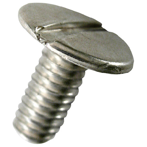 Precision Aluminum Flat Head Chigaco Screws - Slotted Drive - 100 Per Pack - #8 x 1-in