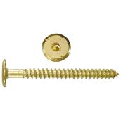 H. Paulin Assembly Screws - Brass Furniture Screws - M7 - 2 3/4-in - 25 Screws Per Pack