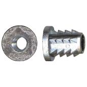 Écrous à pointes à enfoncer de Precision, 1/4 po de diamètre, 20 pas, 13 mm L., acier, 15 par paquet