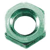 Precision Extra Fine Zinc-Plated Metric Hex Nut - M10 x 1 Pitch - Class 8 - Green - 25 Per Pack