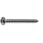 Vis à tête cylindrique en acier inoxydable Precision, no 6, 3/4 po, autotaraudeuses, empreinte carrée, paquet de 8