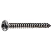 Vis à métal en inox, tête cylindrique, n° 10, 1 1/4", 4/bte