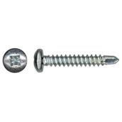 Precision Pan Head Screws - #6 x 3/4-in - Zinc-Plated - Square Drive - 6 Per Pack