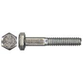 Precision Hex-Head Zinc-Plated Bolts - 1/4-in x 1-in - Grade 5 - 100 Per Pack