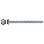 Precision Pan Head Screws - 1/4-in x 3/4-in - 100 Per Pack - Square Drive - Zinc-Plated