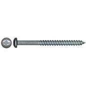 Precision Round Head Wood Screws - #12 x 1 1/2-in - Steel - 100 Per Pack - Square Drive