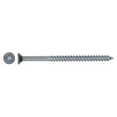 Precision Flat Head Wood Screws - #4 x 3/8-in - Steel - 20 Per Pack - Square Drive