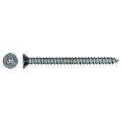 Vis à métal zinguées, tête bombée, n° 10, 3/4", 100/boîte