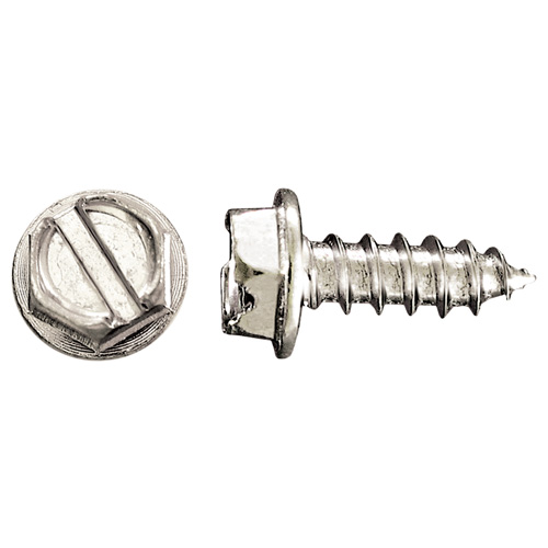 Precision Hex Head with Washer Screws - #8 x 1/2-in - 100 Per Pack - Zinc-Plated