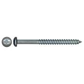 Precision Round Head Wood Screw - #12 x 3 1/2 in - Square Drive - Box of 4