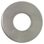 Precision Flat Washers - Stainless Steel - 50 Per Pack - 1/4-in Dia