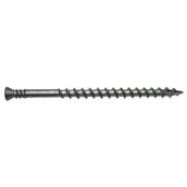 2 1/2" #8 Screws with Trim Head and Extra Coarse Thread, Grey