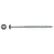 Precision Zinc-Plated Round-Head with Washer Particle Board Screws - #8 x 1/2-in - Square Drive - Steel - 1 lb Per Pack