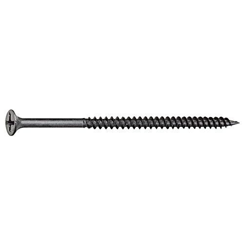 Precision Drywall Screws - Self Drilling - Black Phosphate - Steel - #6 dia x 1-in L - 344-Pack