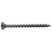 Precision Flat Head Drywall Gypsum Screws - Phosphate Coated - Phillips Drive - 5-lb Pack - #6 x 2-in L
