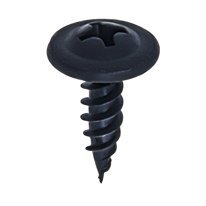 Precision Socket Head Drywall Screws - Steel - Black - 1-lb Pack - #6 x 1 5/8-in