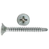 Precision Drywall Screws - Fine Thread - Zinc-plated - Steel - #6 dia x 1 1/4-in L - 100-Pack