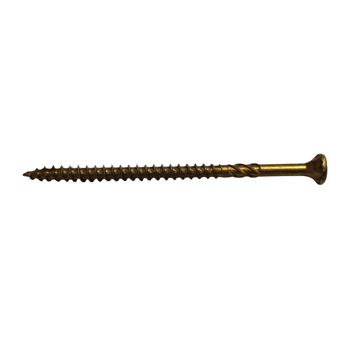 Flat-Head Multipurpose Climatek Screws - #9 x 3 1/8" - 425/Bx