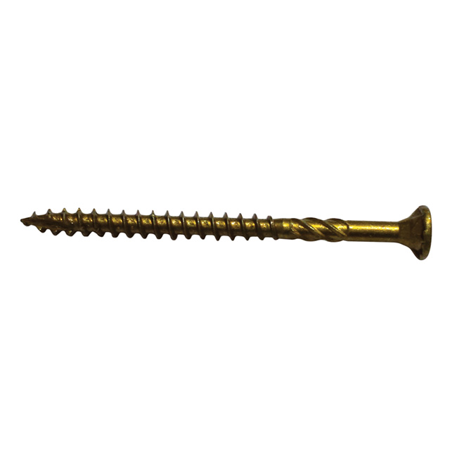 Flat-Head Multipurpose Climatek Screws - #9 x 2 1/2" - 100/Bx