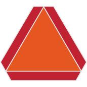 Hillman 16-in x 14-in Slow Moving Vehicle Sign