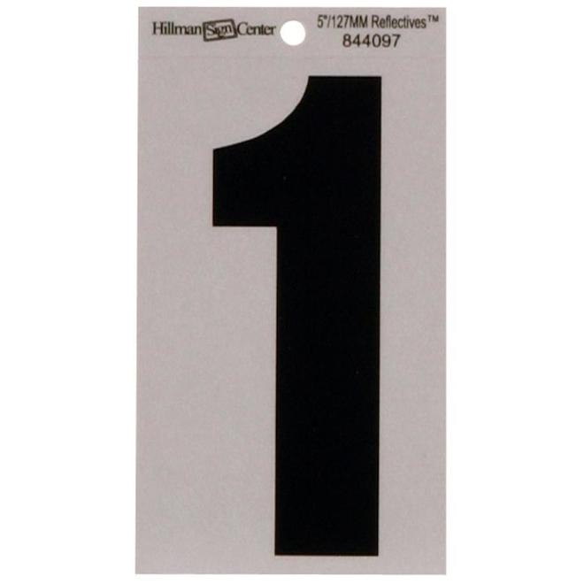 Hillman 5-in Reflective Mylar Numbers